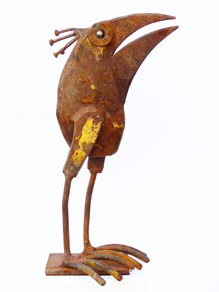 Chris Kircher, Skulpuren aus Schrott, Vogel 39