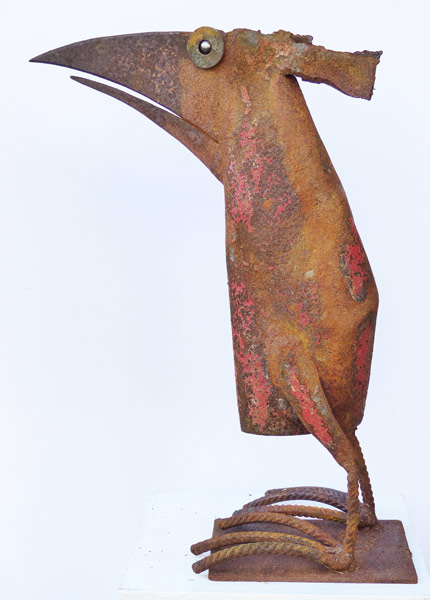 Chris Kircher, Skulpuren aus Schrott, Vogel 41