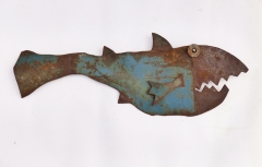 Chris Kircher, Fisch aus Stahlschrott 2