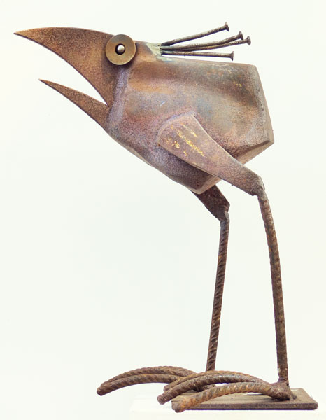 Chris Kircher, Skulpuren aus Schrott, Vogel 30