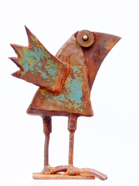 Chris Kircher, Skulpuren aus Schrott, Vogel 32