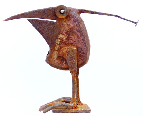 Chris Kircher, Skulpuren aus Schrott, Vogel 33