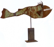 Chris Kircher, Fisch aus Stahlschrott 5