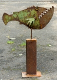 Chris Kircher, Fisch aus Stahlschrott
