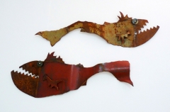 Chris Kircher, Fische aus Stahlschrott 2