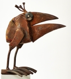 Chris Kircher, Vogelskulptur aus Schrott 4